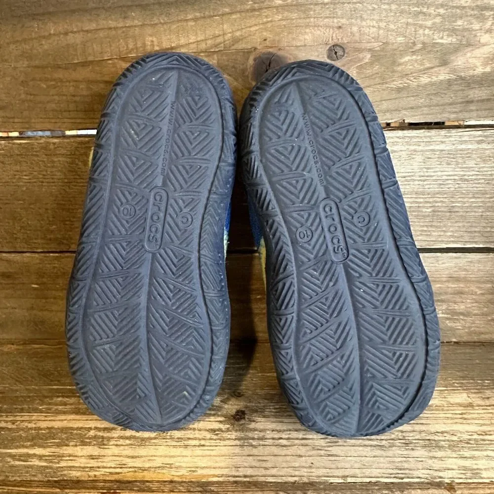 Childrens Little Kids Crocs‎ Swiftwater Blue Water Shoes Sandals Size 10 C GUC